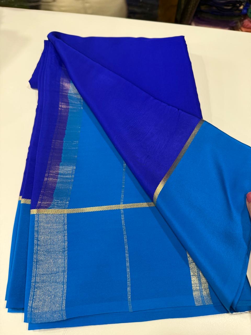 Pure Zari Mysore silk saree