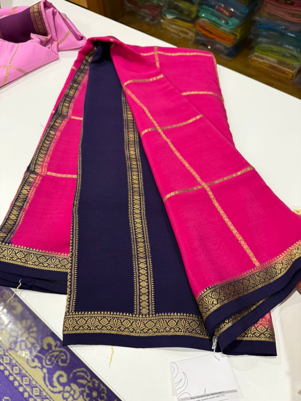 Pure Zari Mysore silk saree