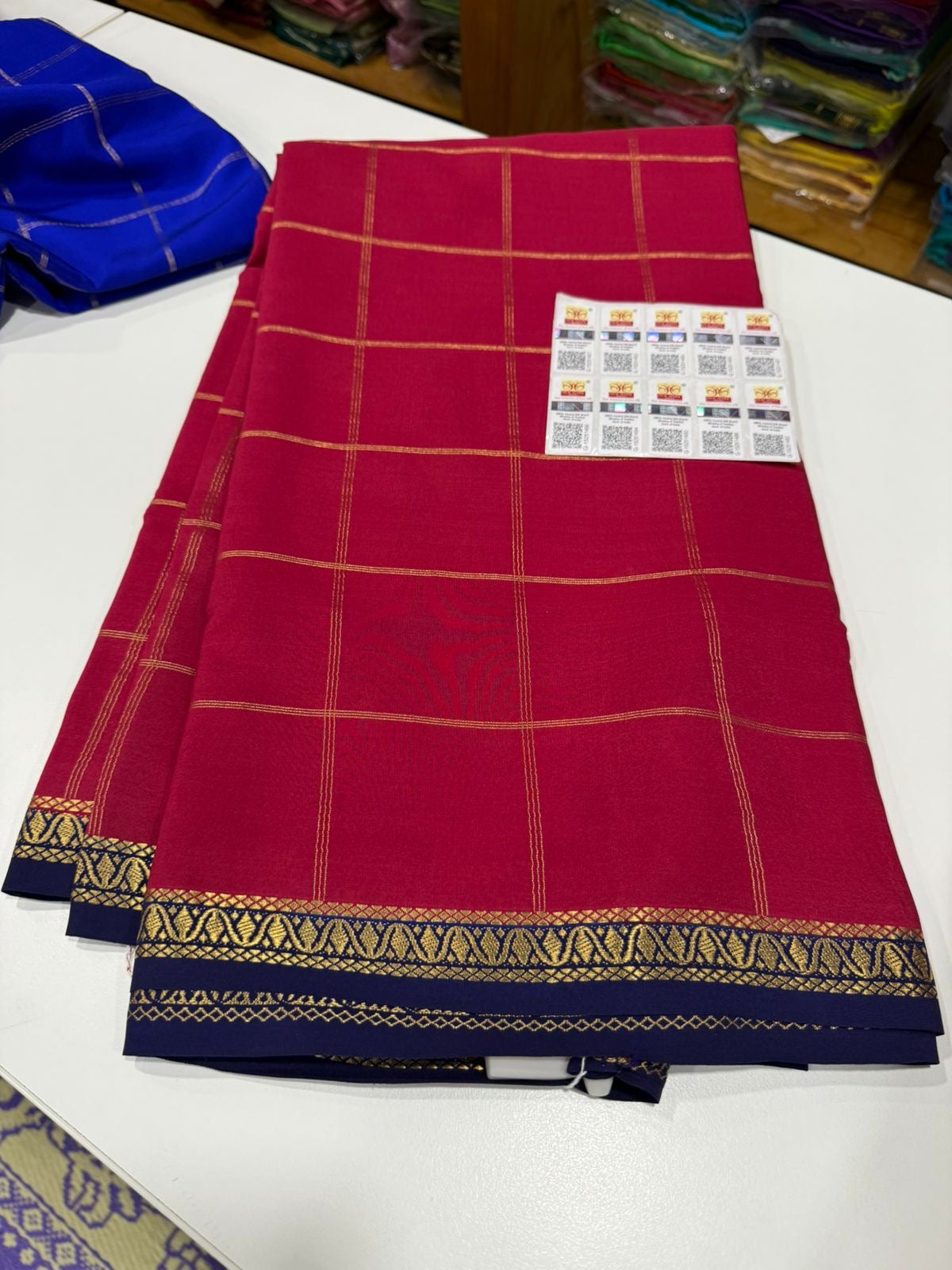 Pure Zari Mysore silk saree
