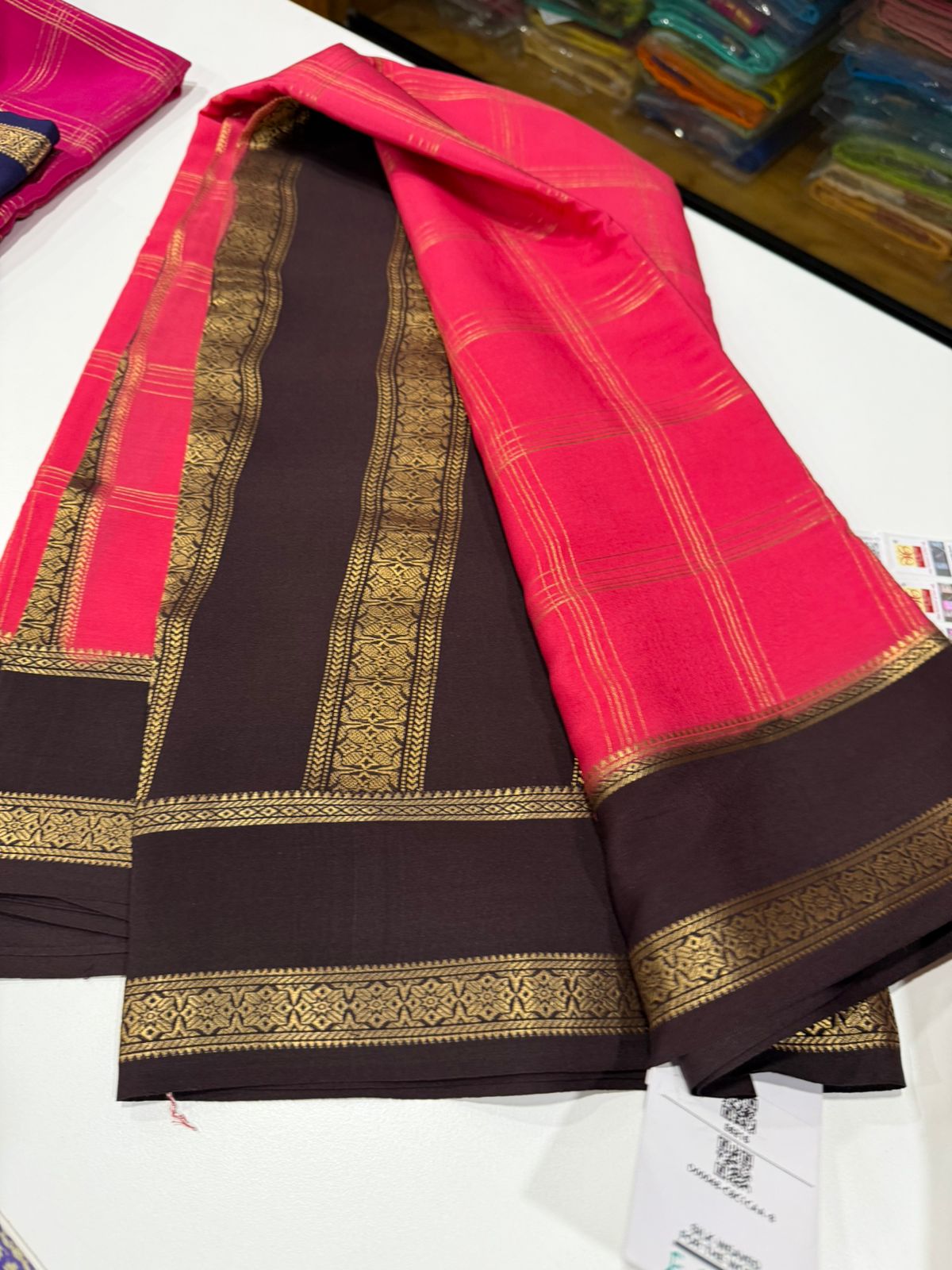 Pure Zari Mysore silk saree