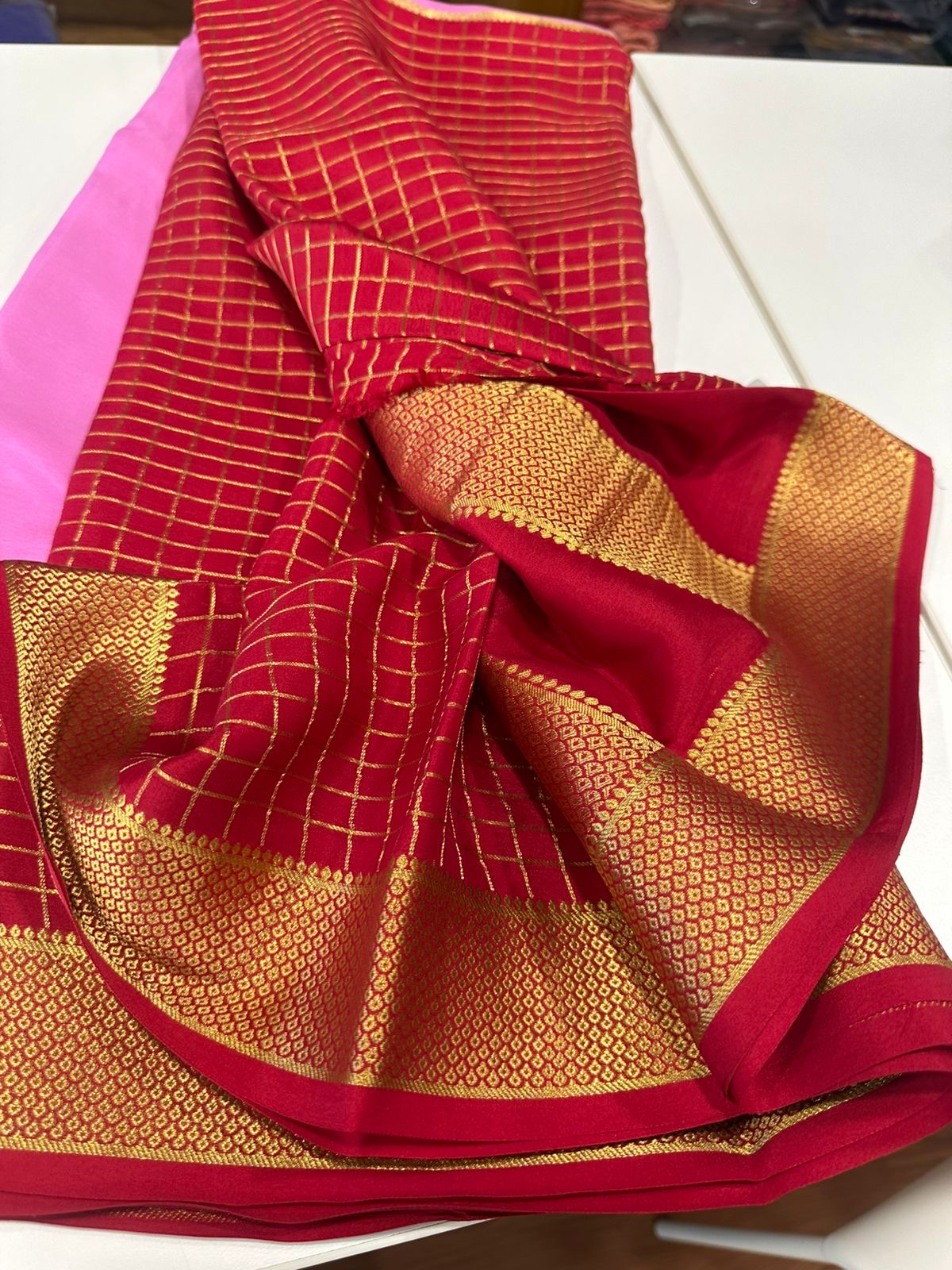 Exclusive pattern mysore silk sarees with elegant colors