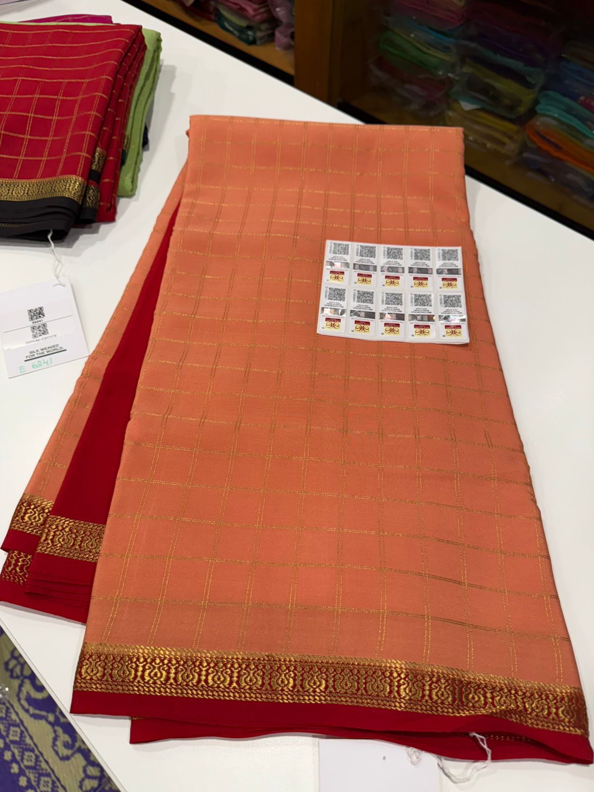 Pure Zari Mysore silk saree