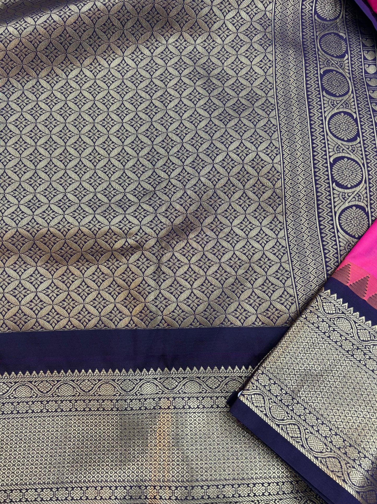 Semi silk floral butta saree