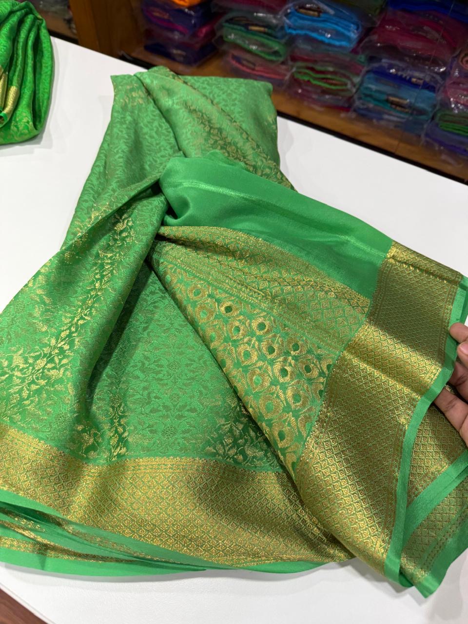 Brocade Mysore silk Saress