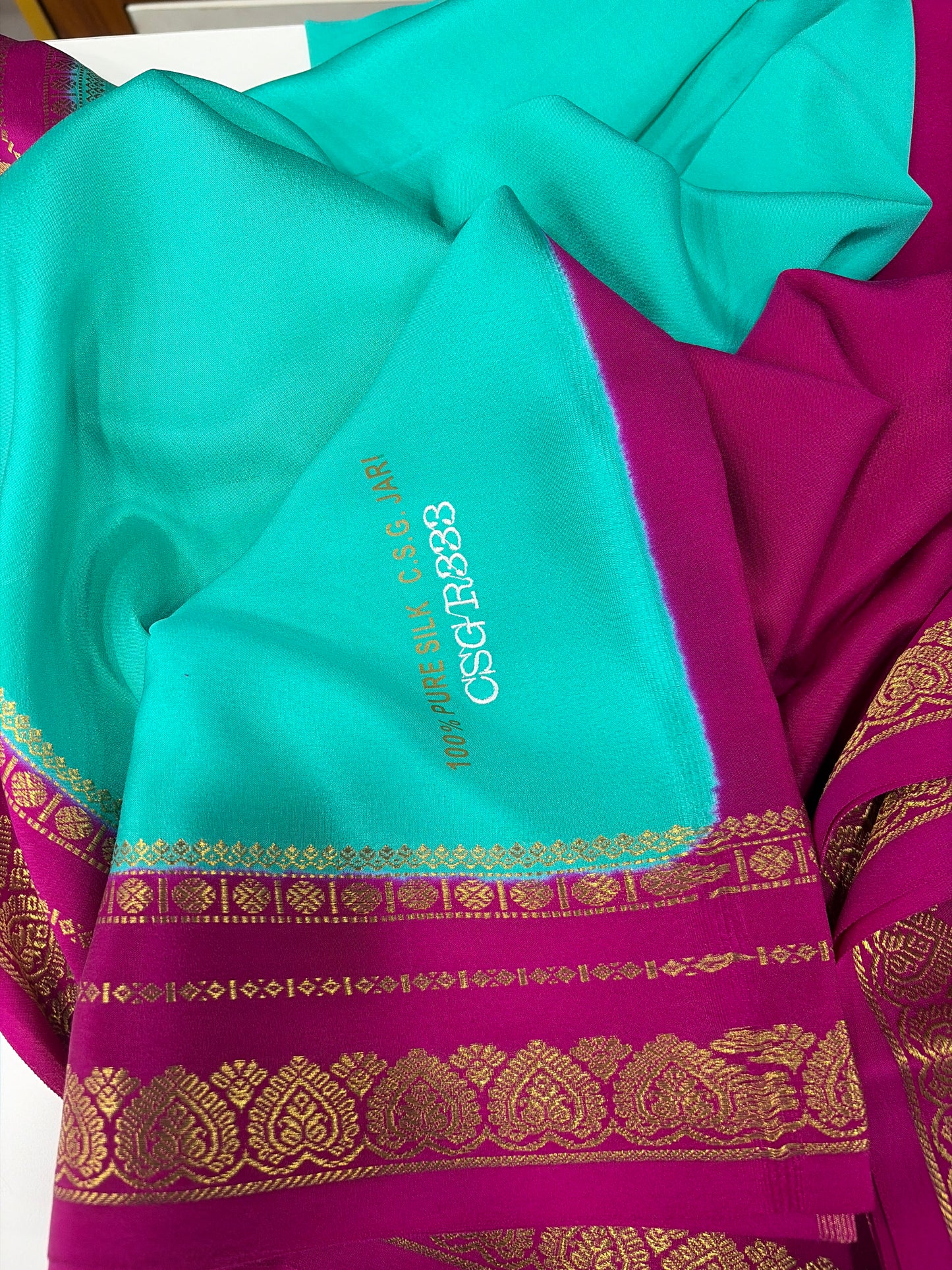 Pure Zari Contrast