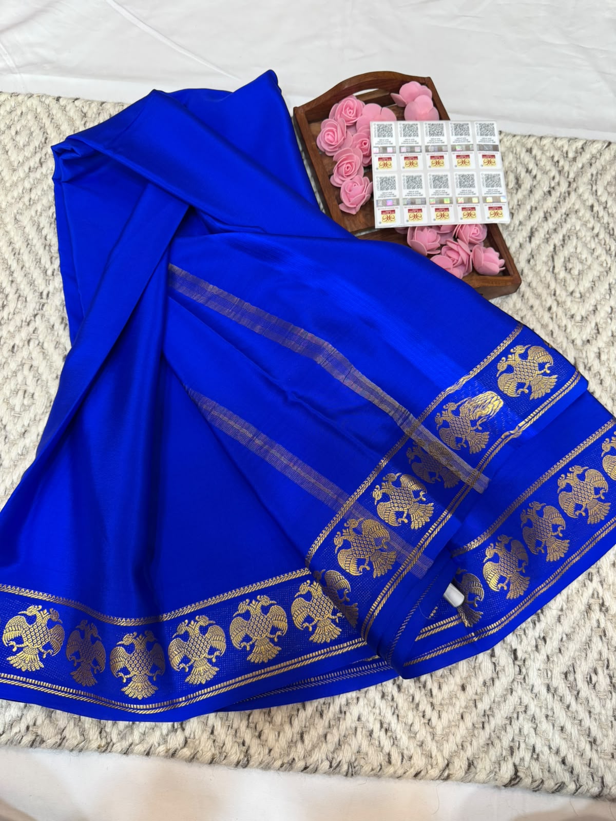 Mysore silk sarees self pattern