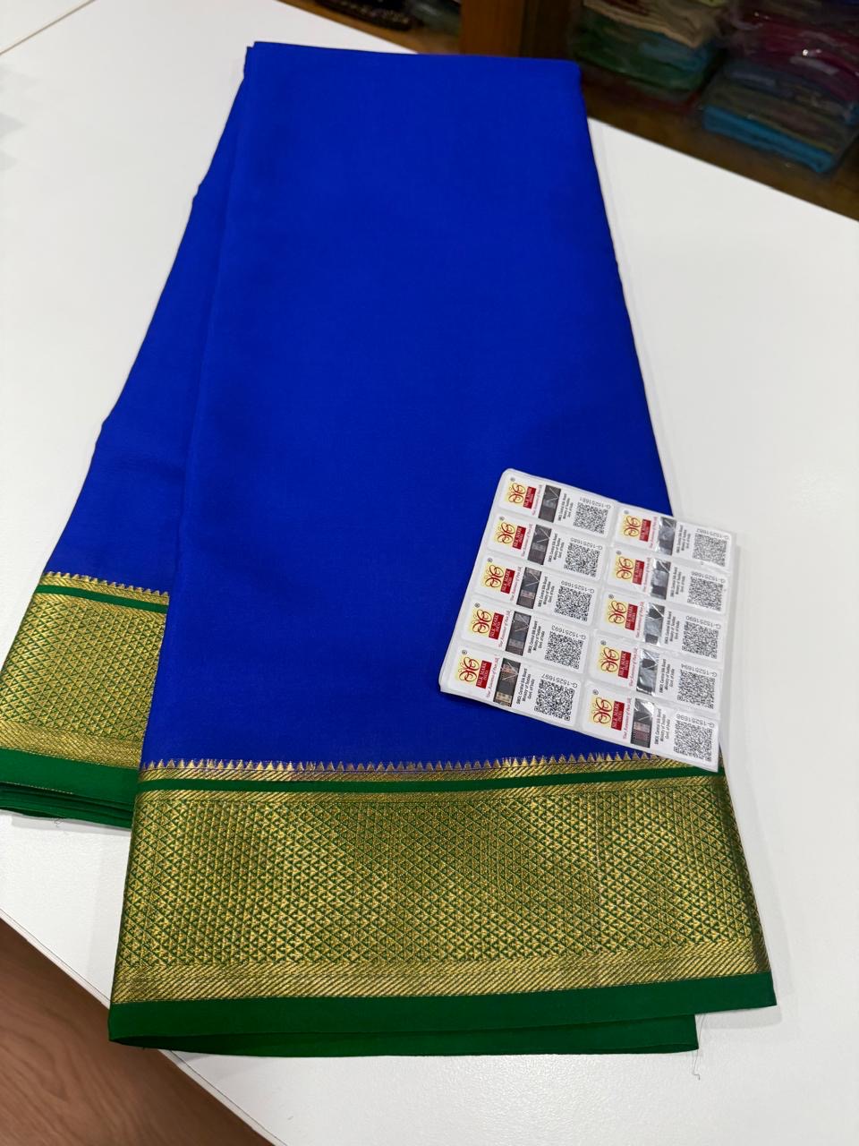 Mysore silk sarees with elegant color combinations