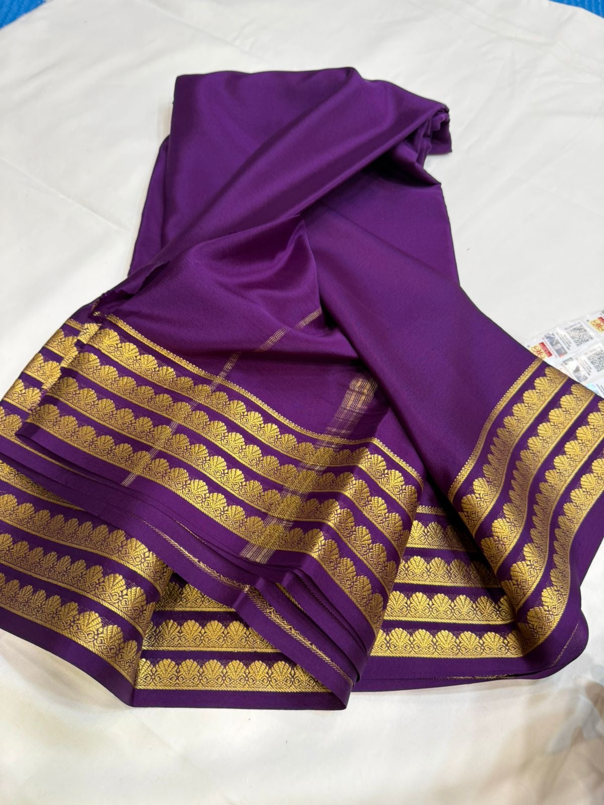 Mysore silk sarees self pattern