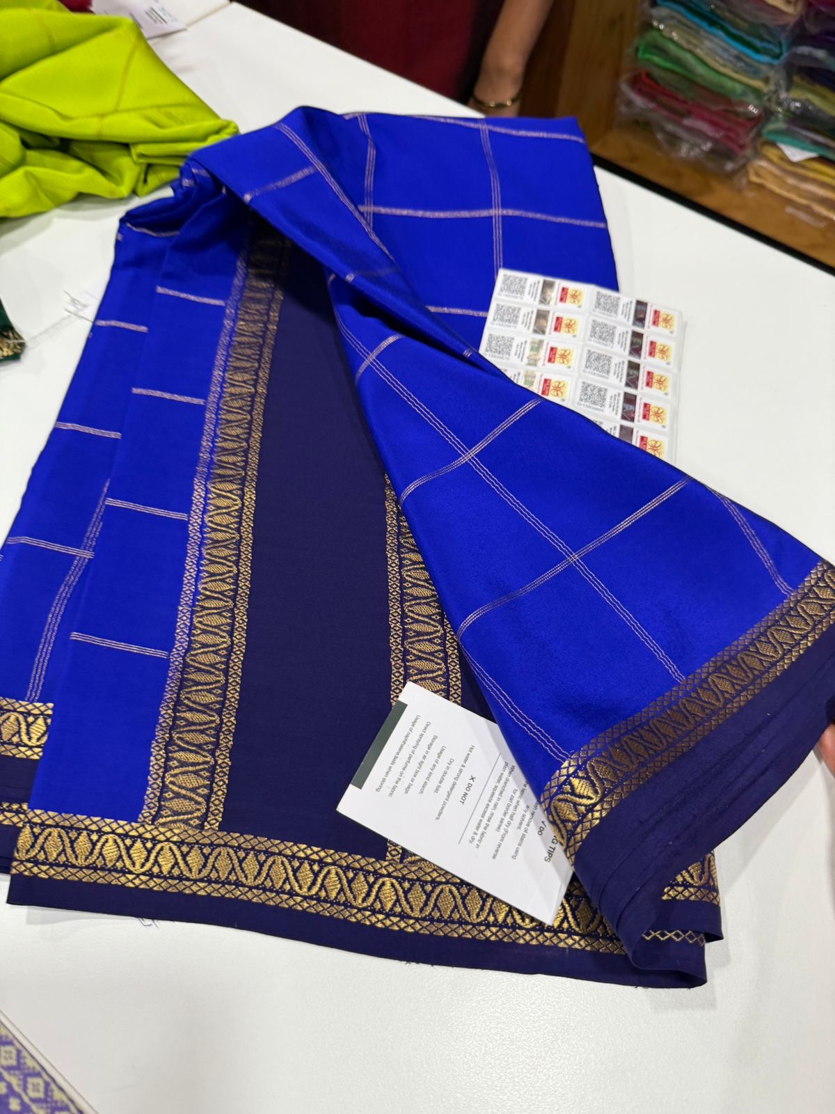 Pure Zari Mysore silk saree