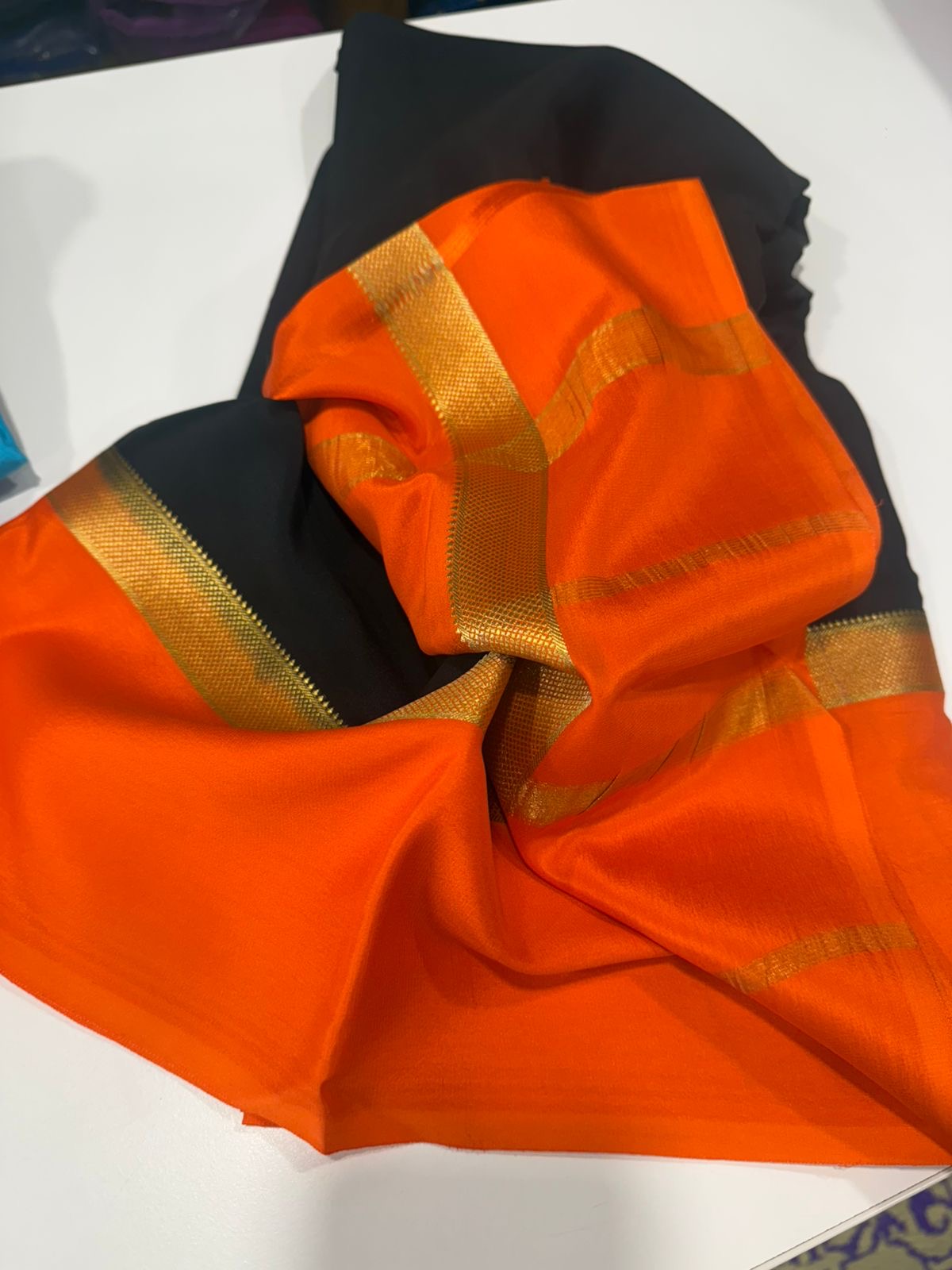 Traditional pattern mysore silk sarees with beautiful Colors