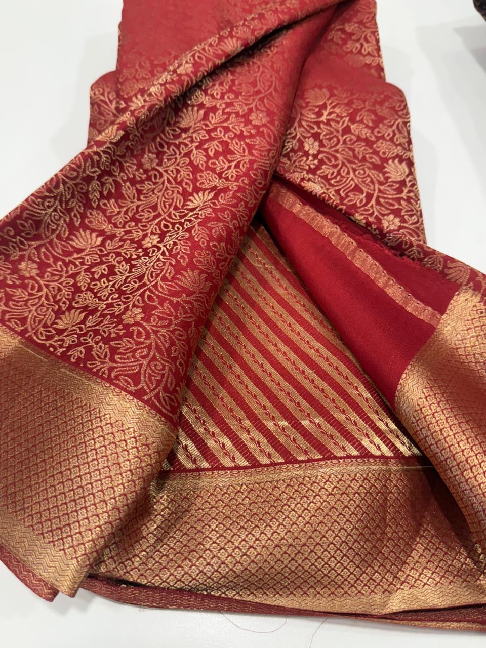Brocade Mysore silk saree