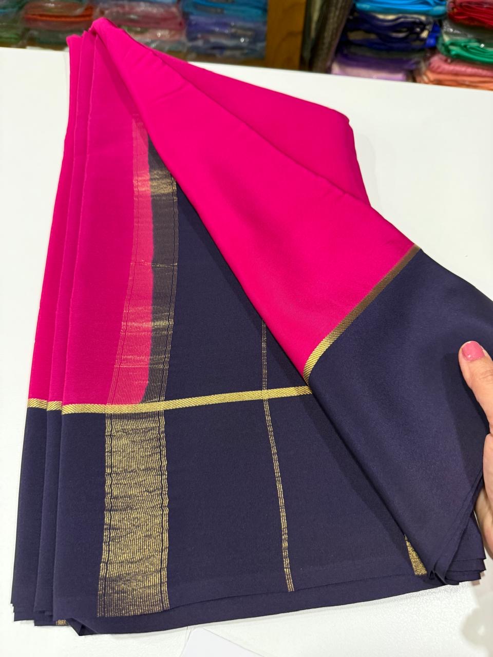 Pure Zari Mysore silk saree