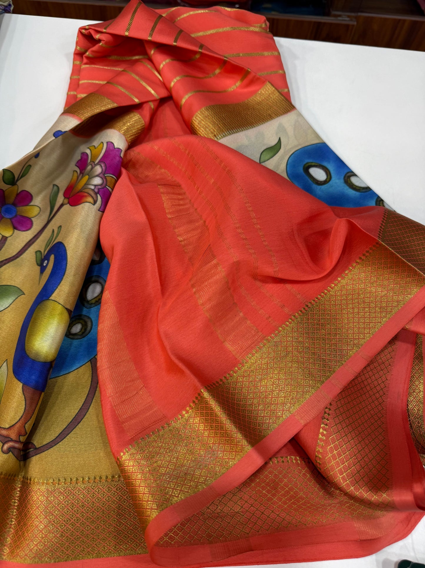 Digital Print Mysore Silk
