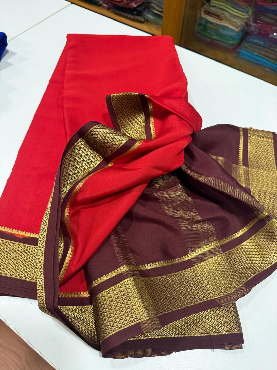 Mysore silk sarees with elegant color combinations
