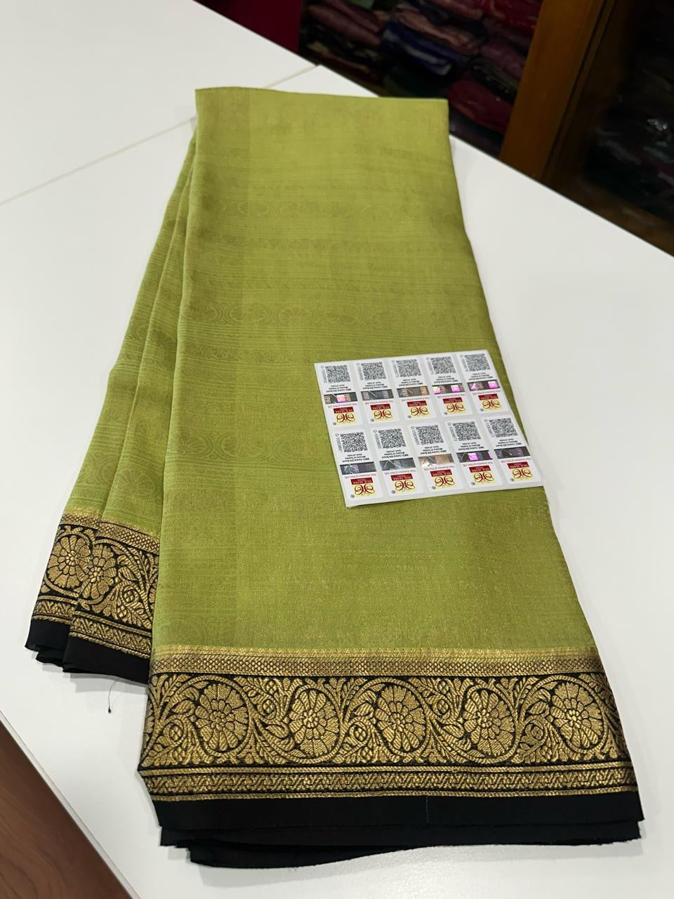 Brocade Mysore silk saree