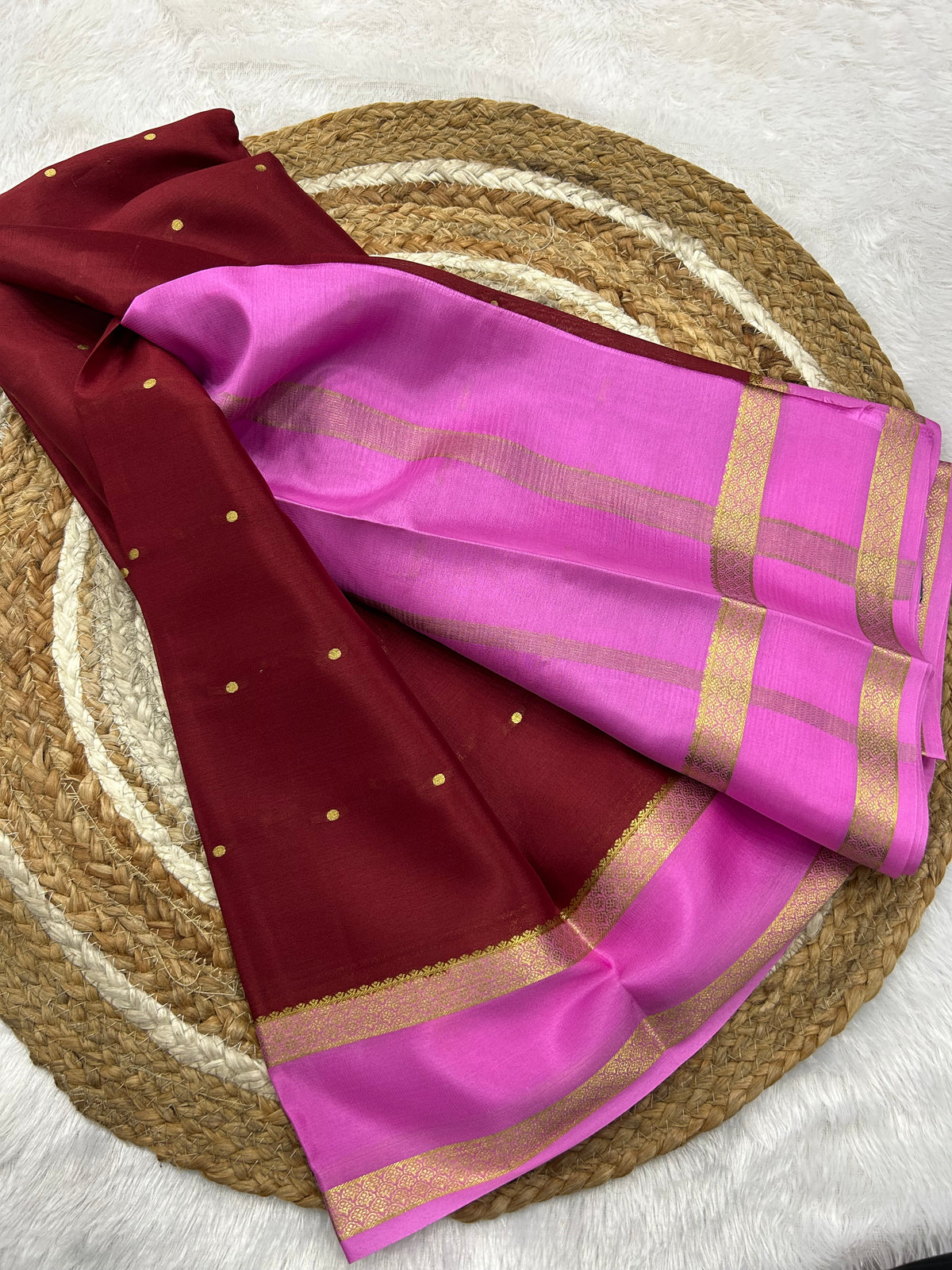 Light weight Mysore silk butta