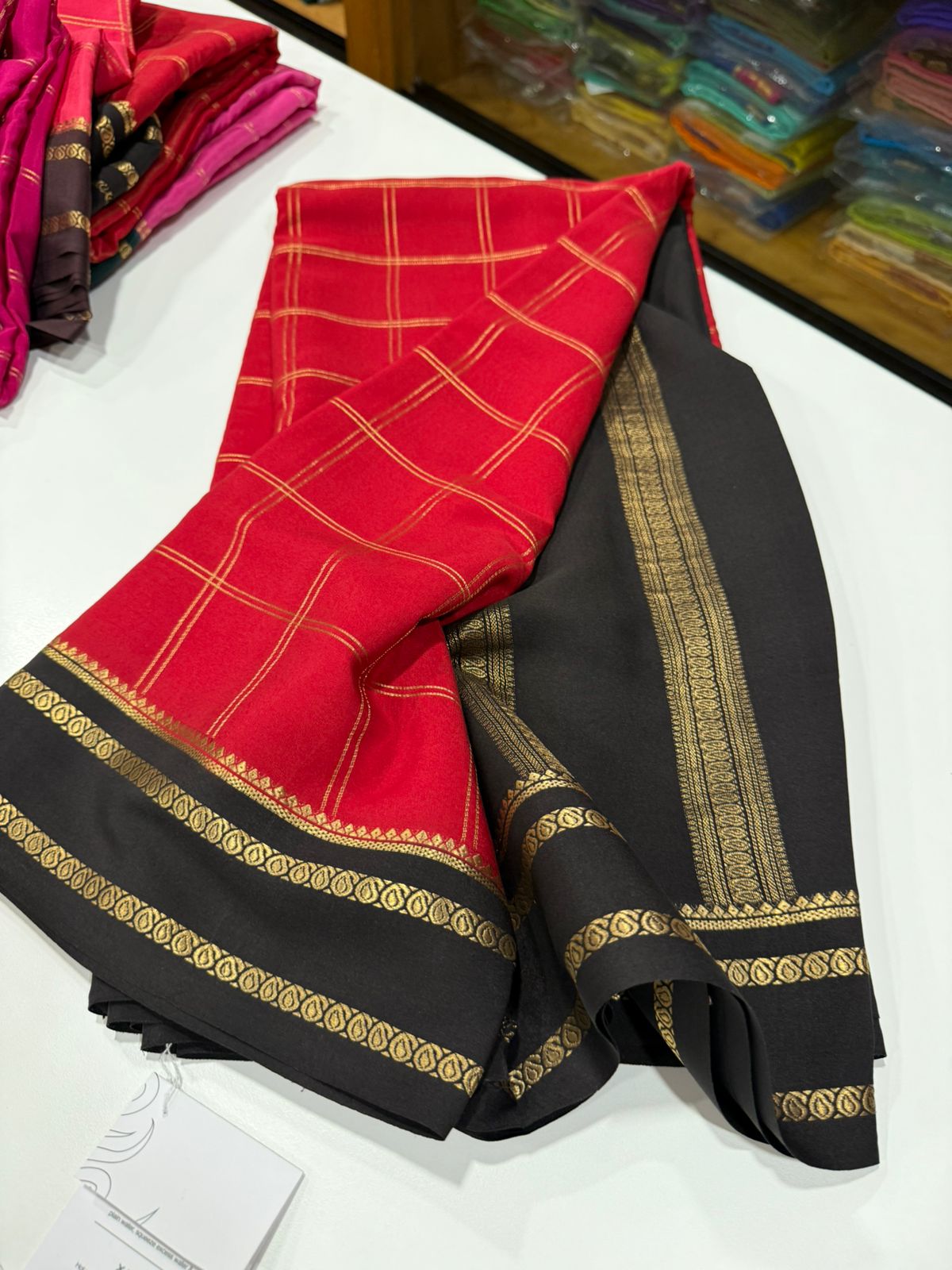 Pure Zari Mysore silk saree