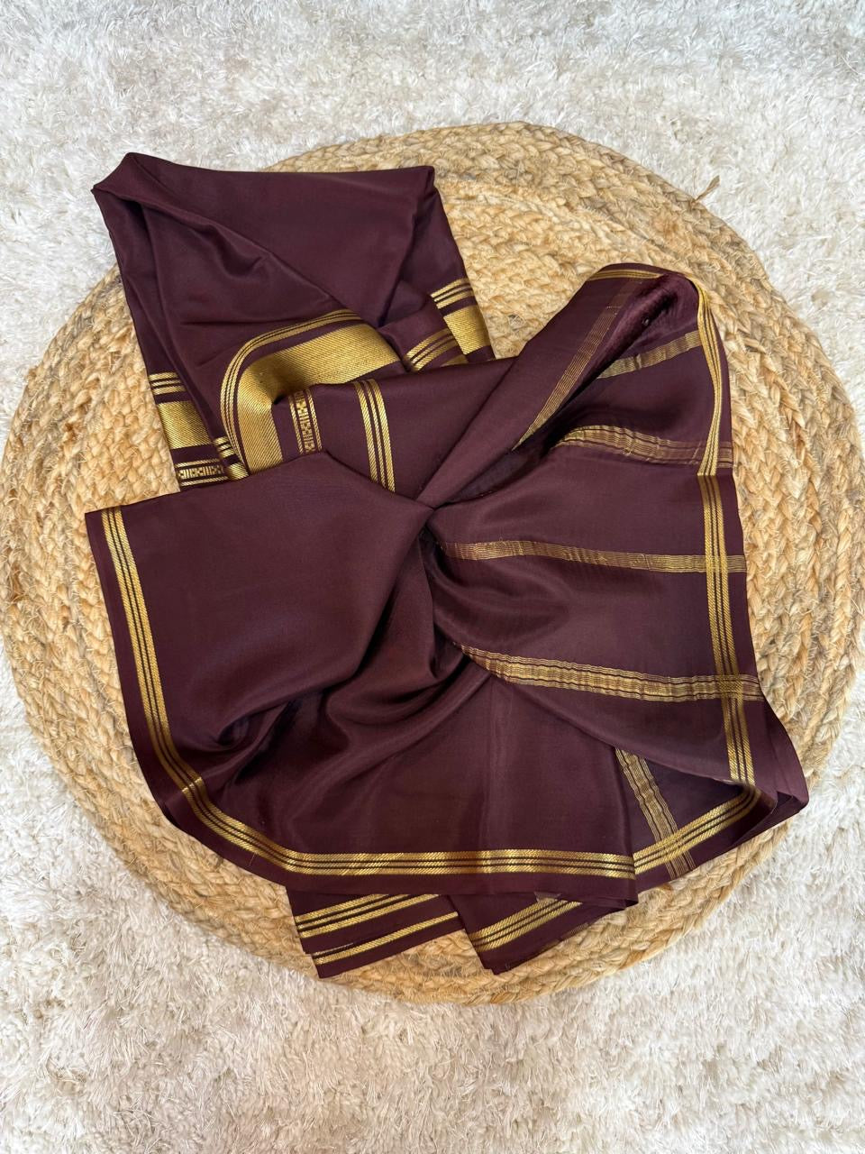 Mysore silk sarees self 3D pattern