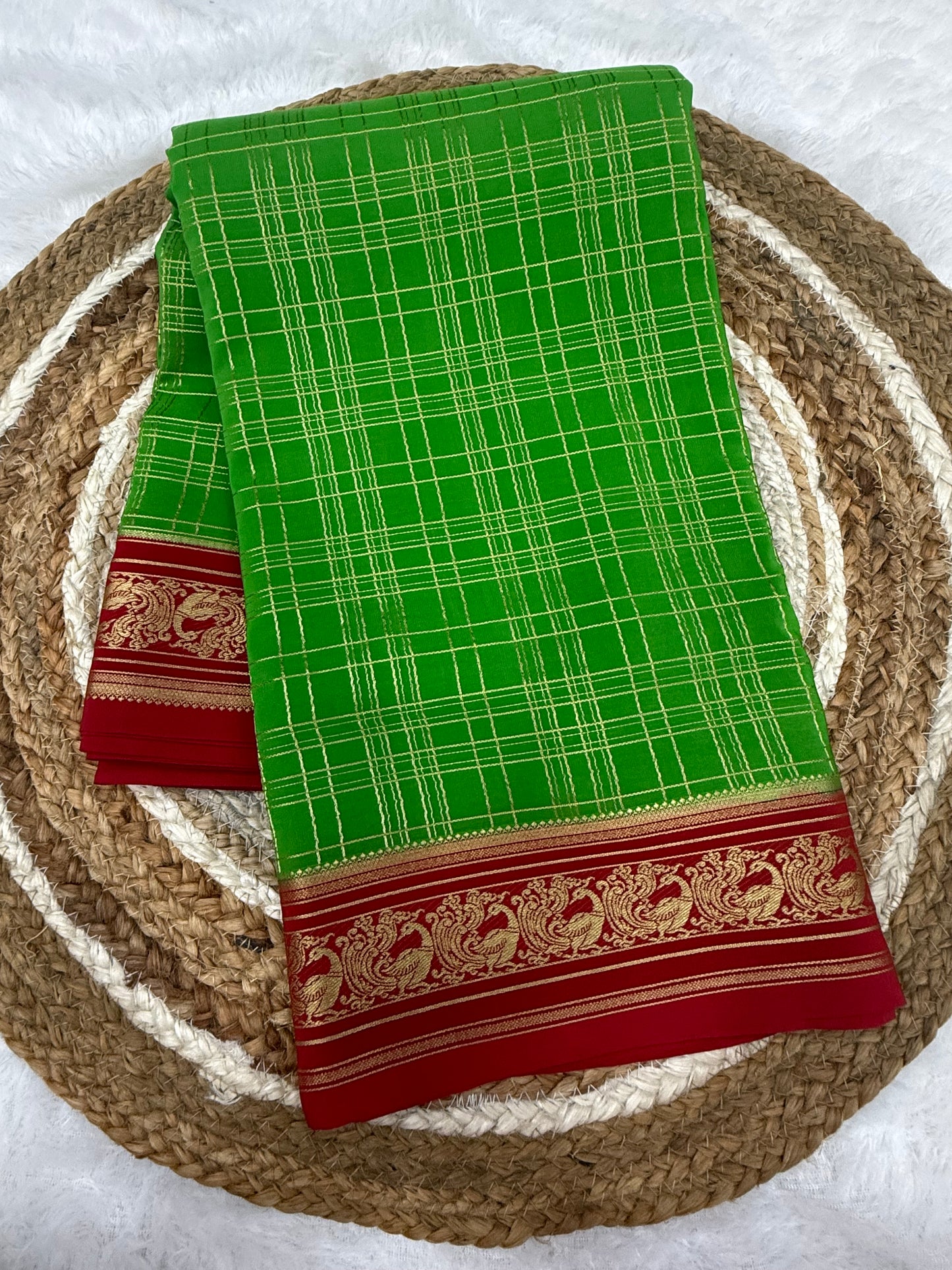 Pure zari Multi checks