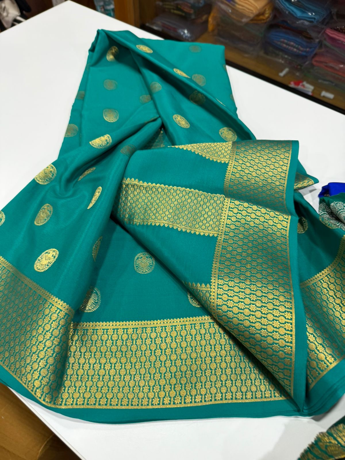 Traditional Mysore silk saree