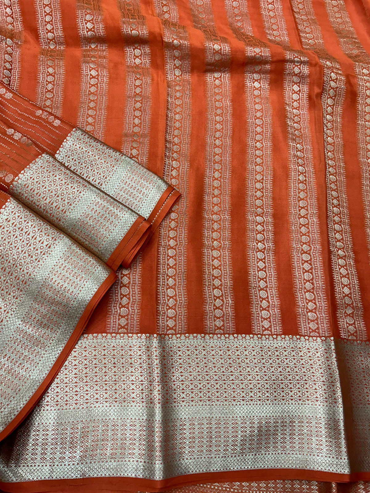 Mysore silk floral butta