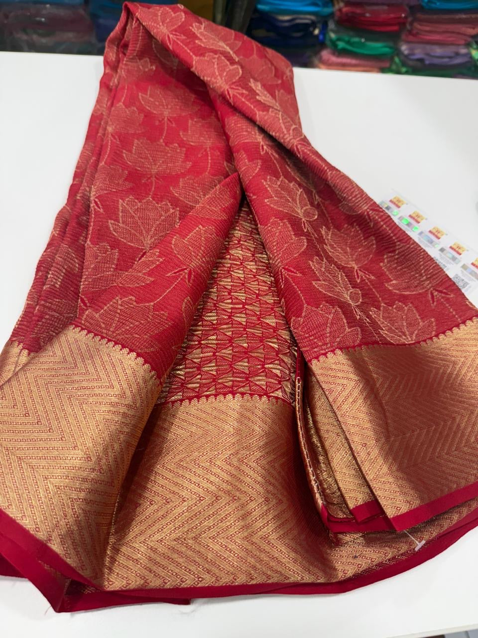 Brocade Mysore silk saree