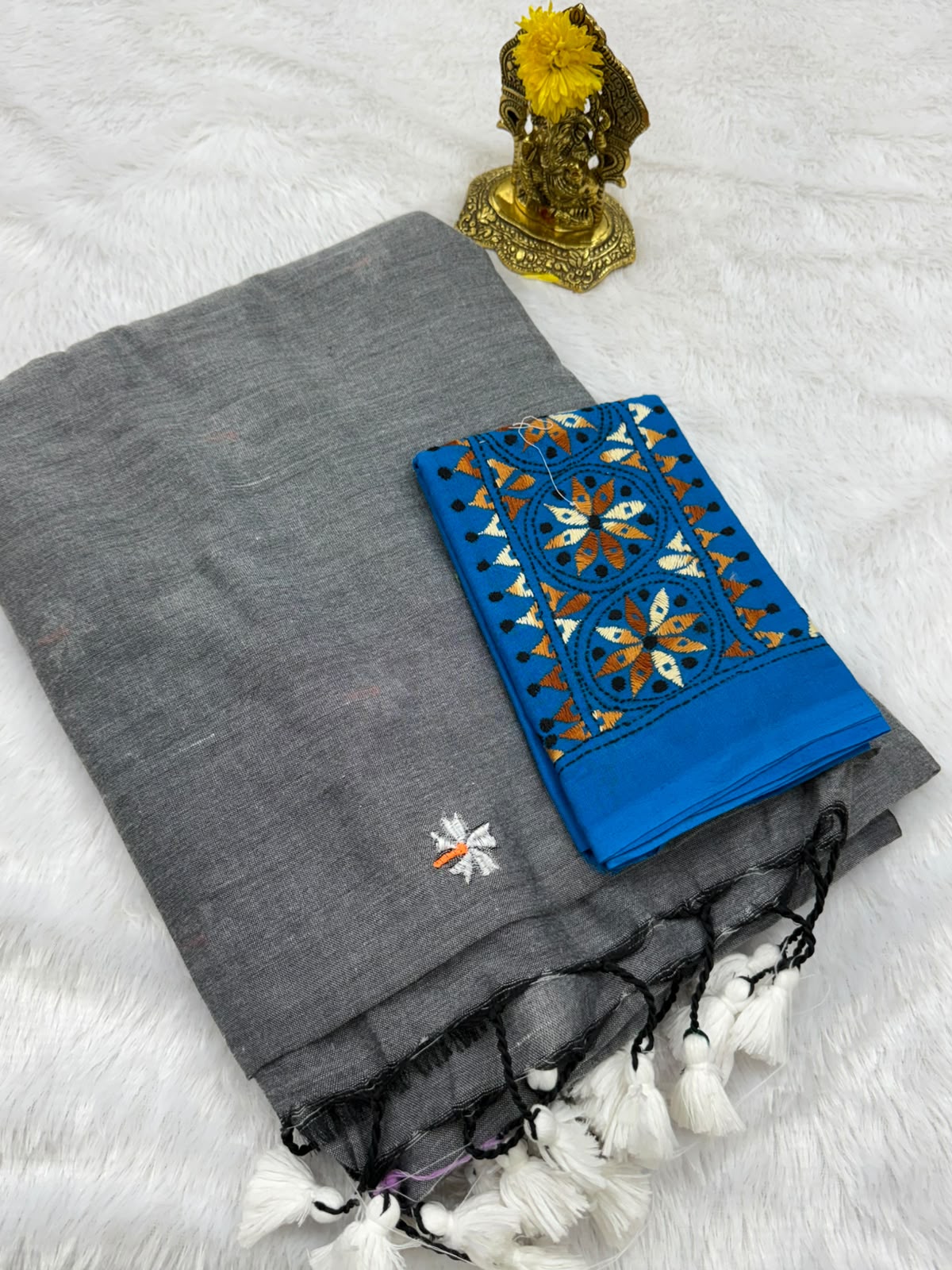 Cotton fancy saree