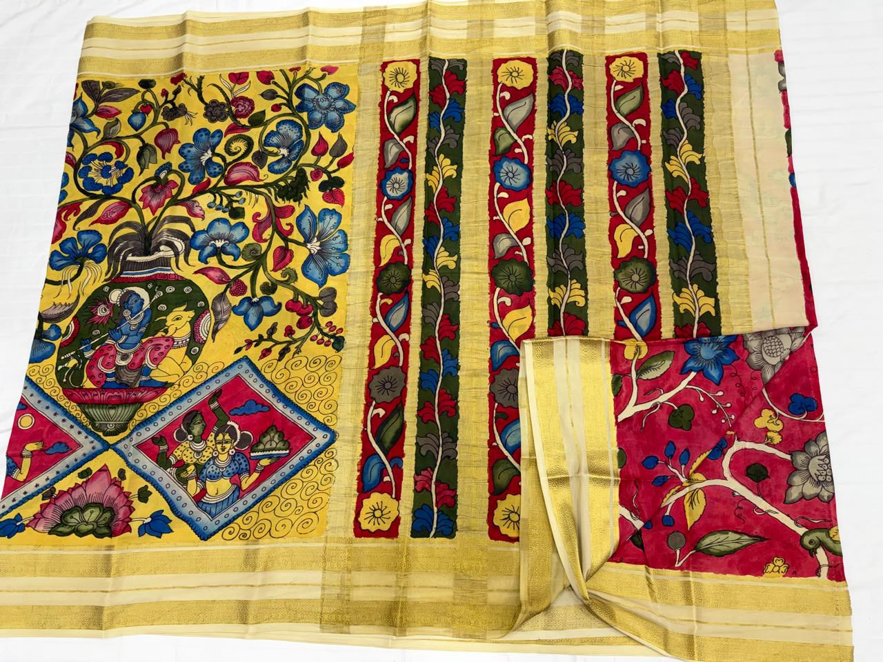 Kalamkari Mysore Silk