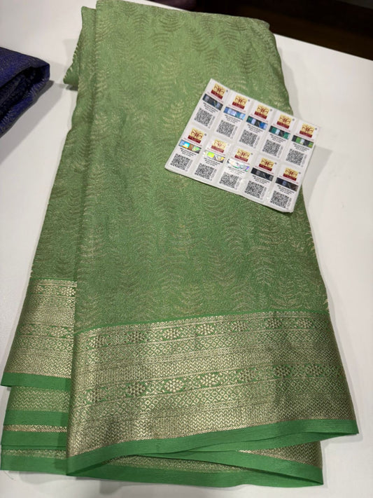 Tissue Brocade Mysore silk Sarees’s