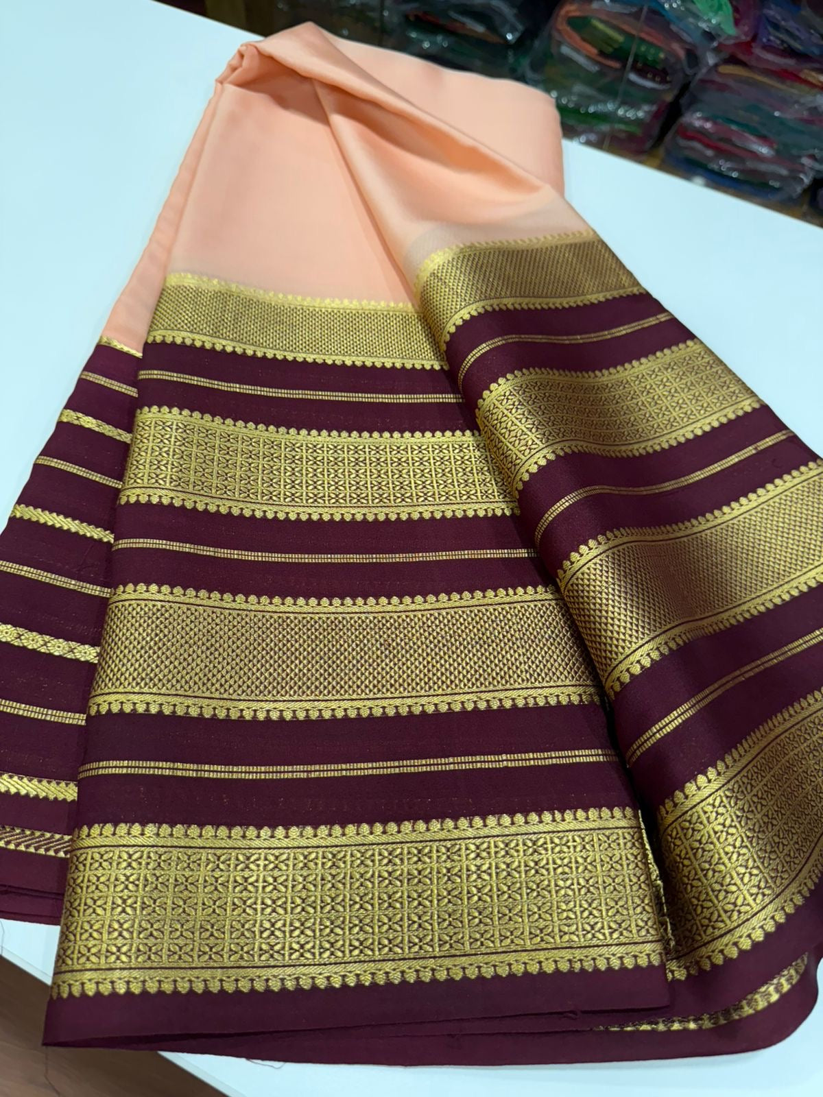 All over saree more zari consumption