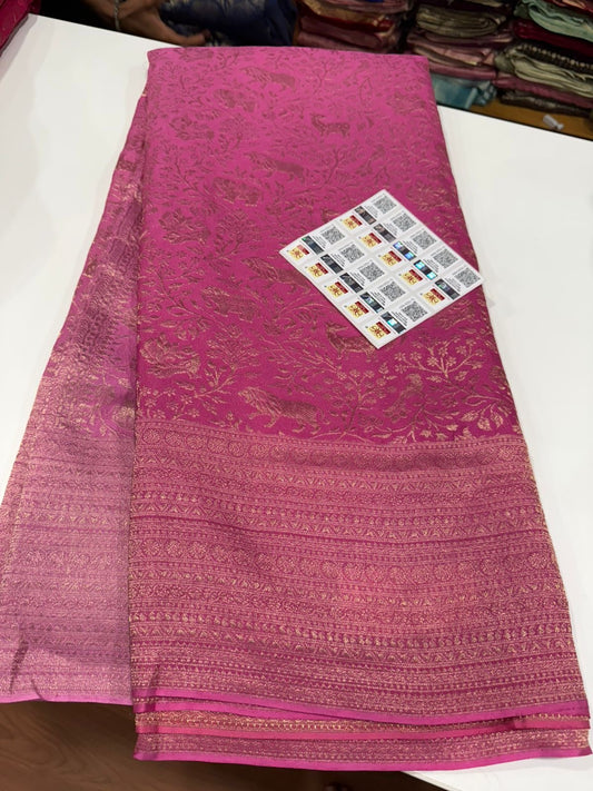 Brocade Mysore silk saree