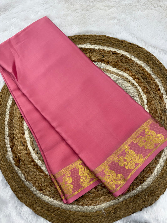 Mysore silk self border