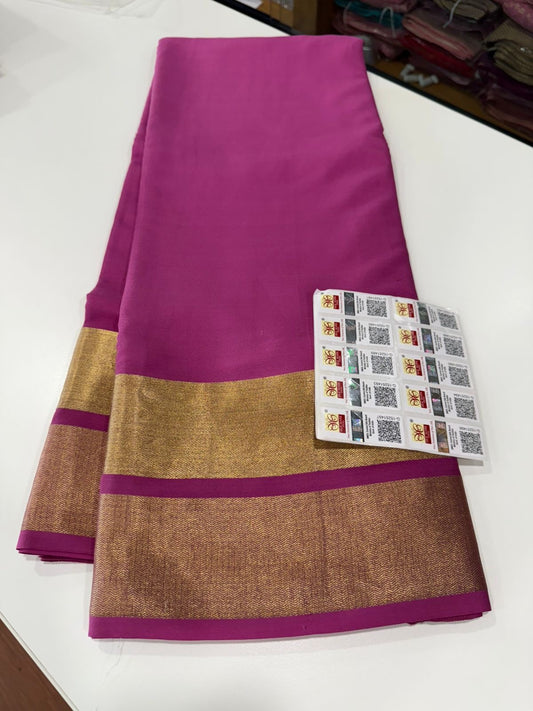 Kanchi border Mysore silk Saress