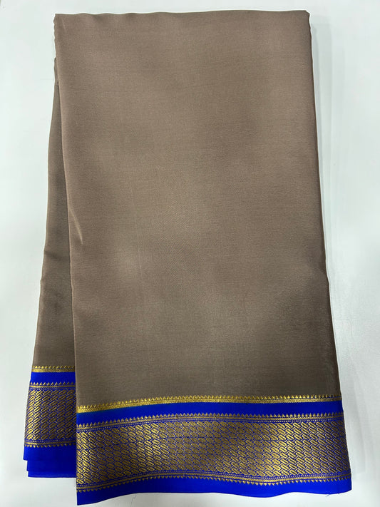 Contrast Mysore silk