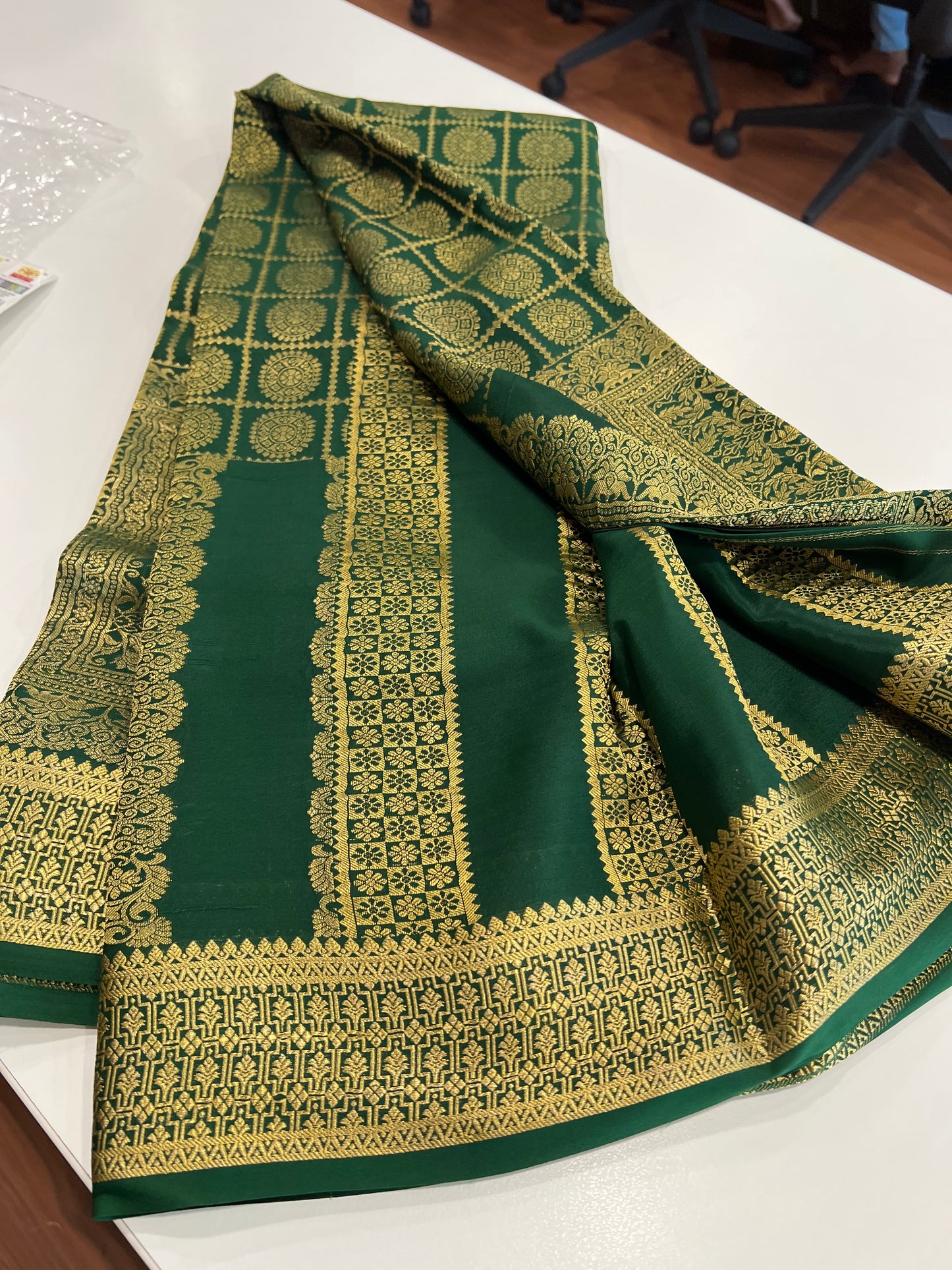 Brocade Mysore silks Saress