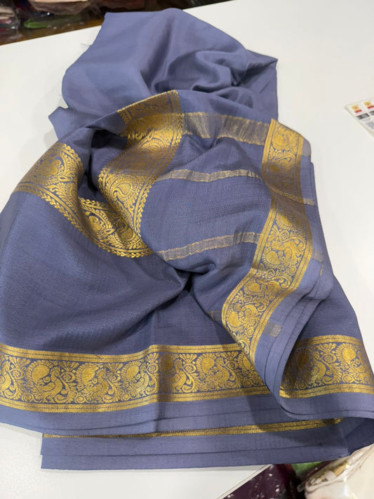 Exclusive pattern mysore silk sarees with elegant color combinations