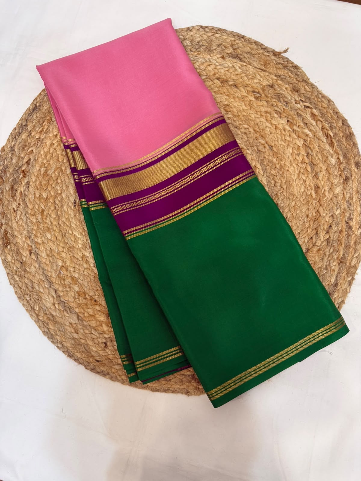 Mysore silk sarees 3D pattern