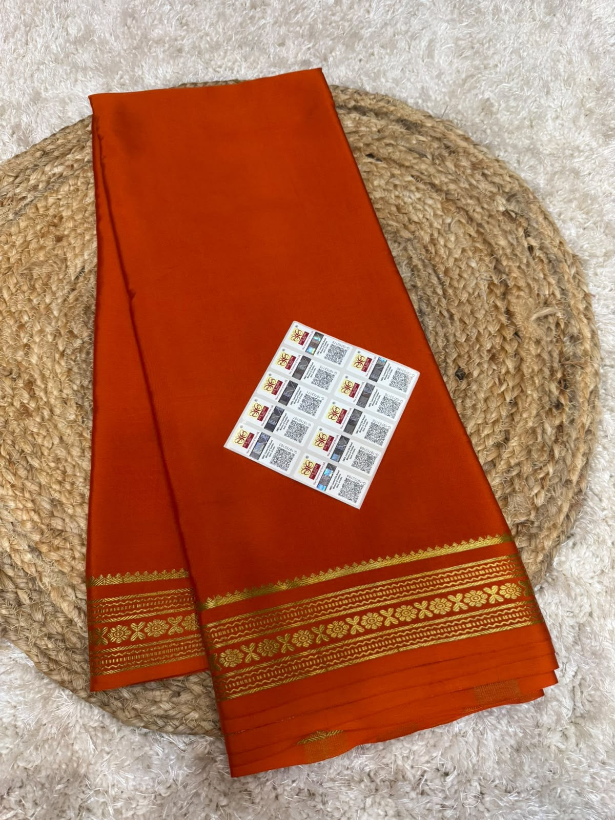Mysore silk sarees self pattern
