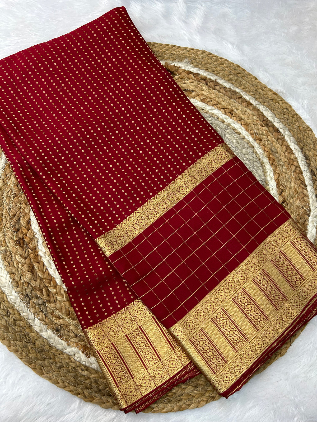 Mysore silk bentex checks