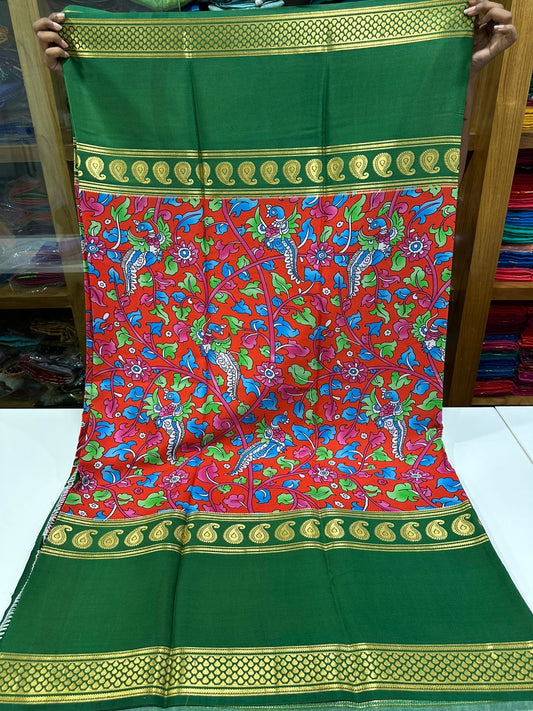 😍Digital print mysore silk sarees 😍