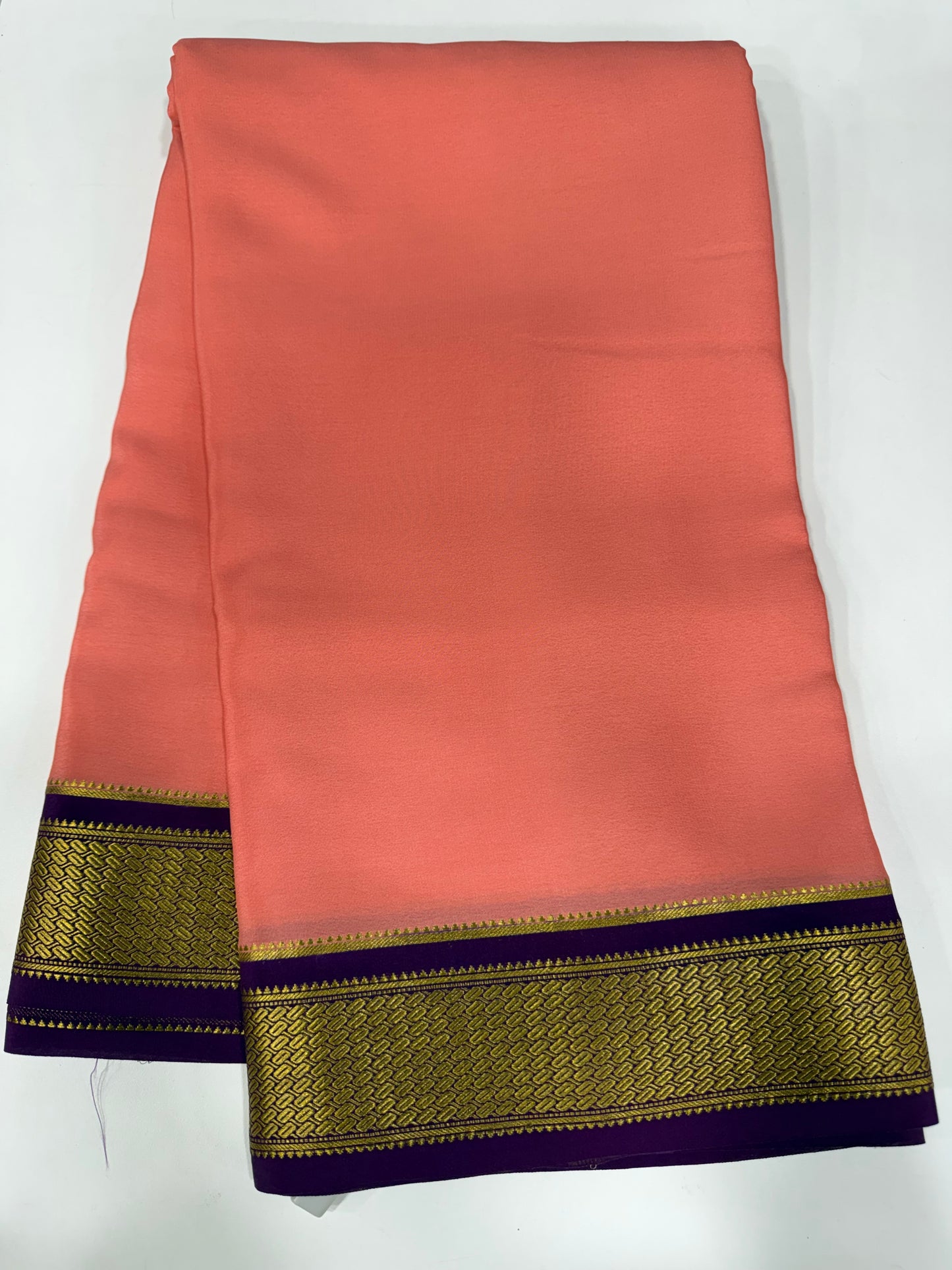 Contrast Mysore silk