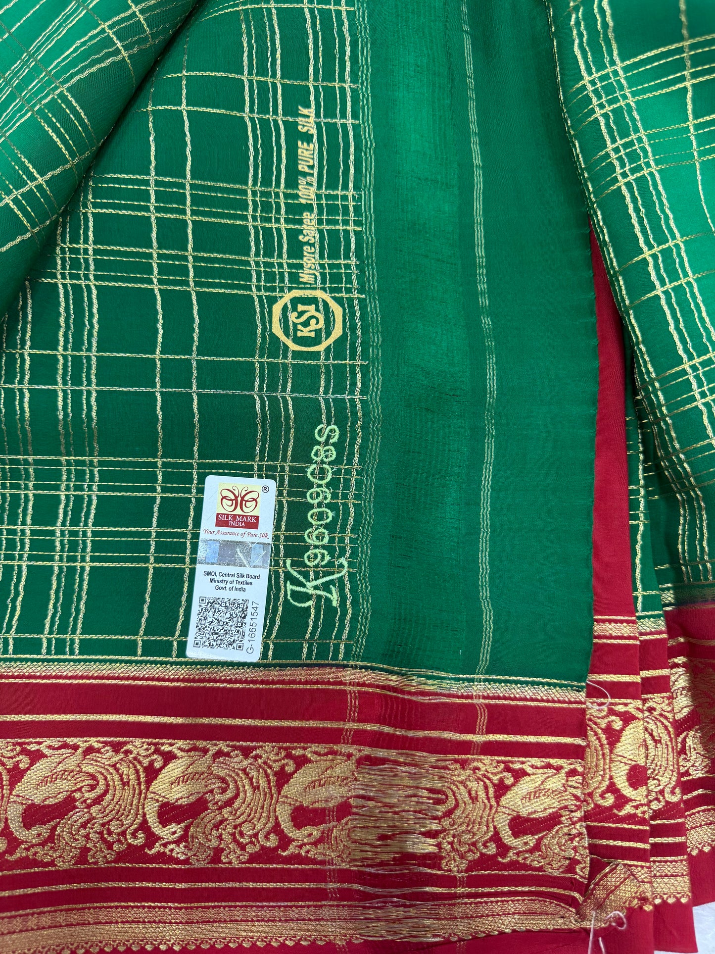 Pure zari Multi checks