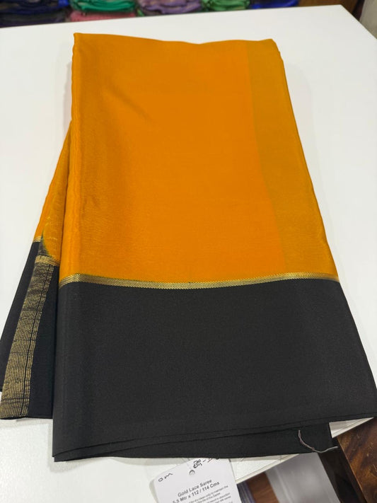 Pure Zari Mysore silk saeee