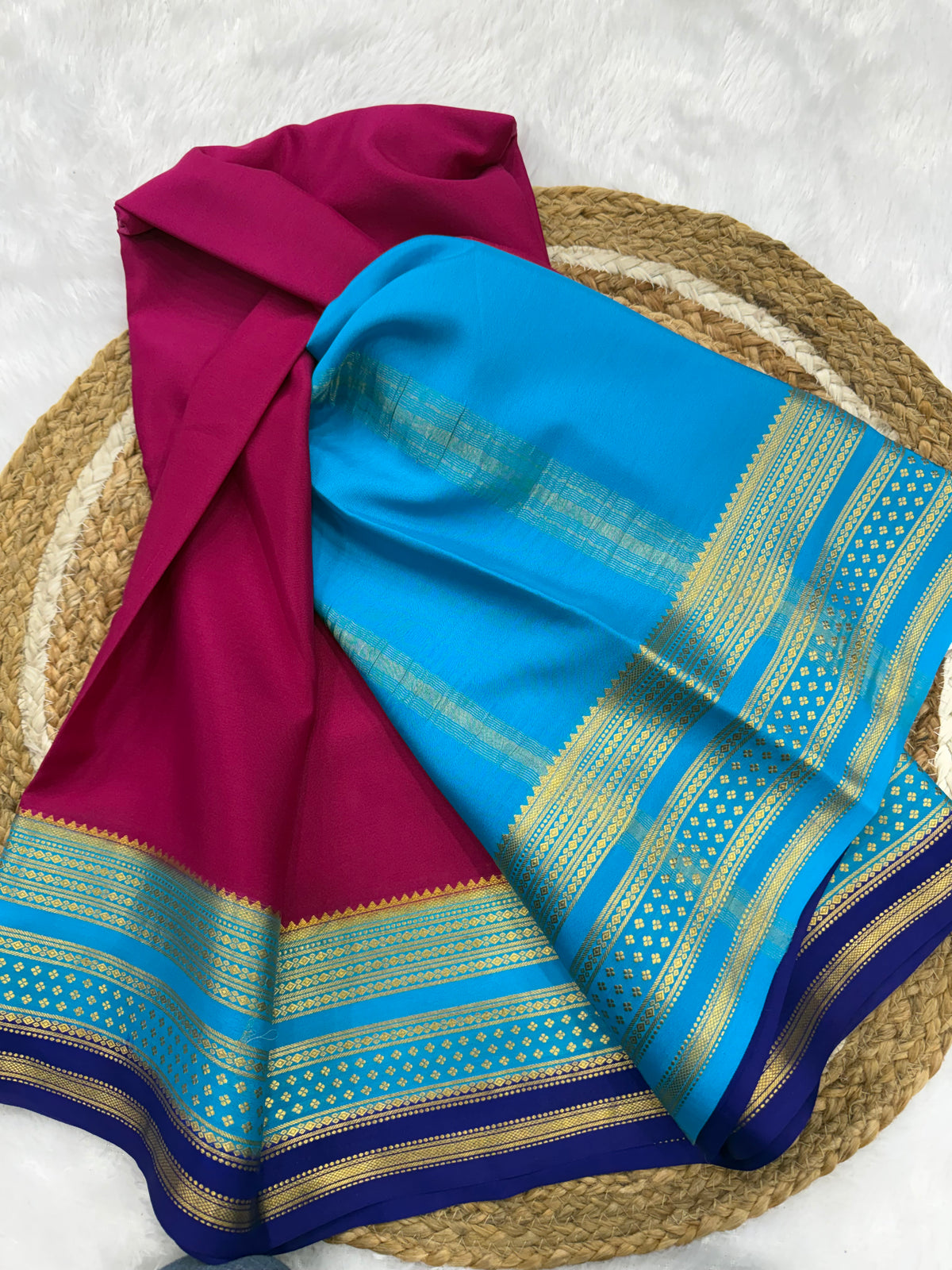 Mysore silk 3d pattern