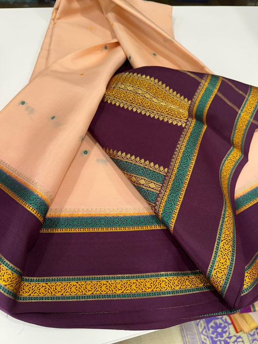 New Bentex pattern  mysore silk sarees with elegant color combination
