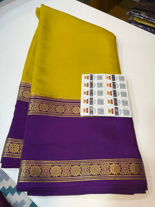 Mysore silk sarees Bentex pattern