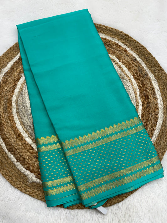 Big border self saree