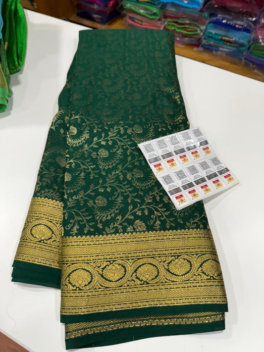 Brocade Mysore silk Saress