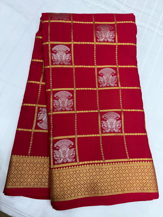 Gandaberunda motif checks