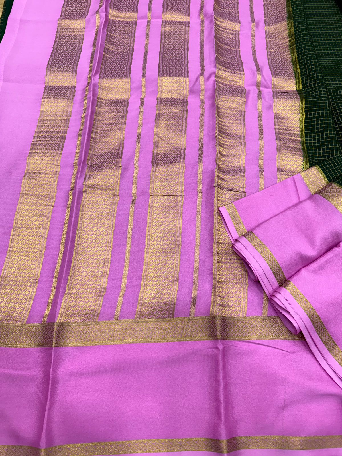 Mysore silk contrast bentex